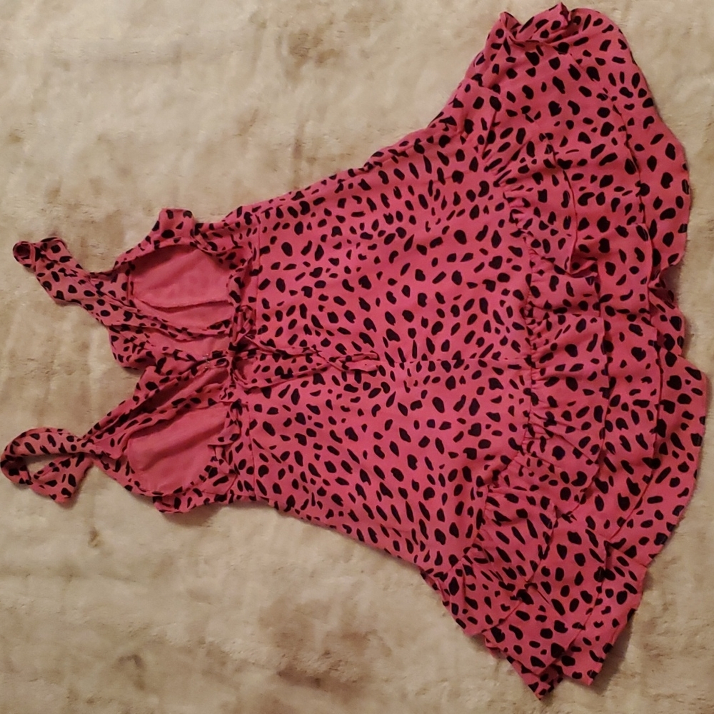 Polkadot print Dolls Kill flair dress
